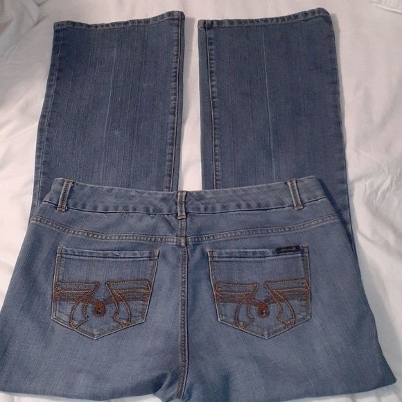 Seven 7 Bootcut‎ Premium Denim Jeans 18 Double 7s - Picture 4 of 9